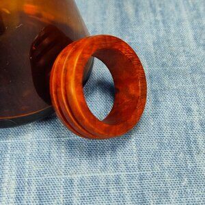Hardwood Ring Made from Briarwood - Size 9.5 (US)